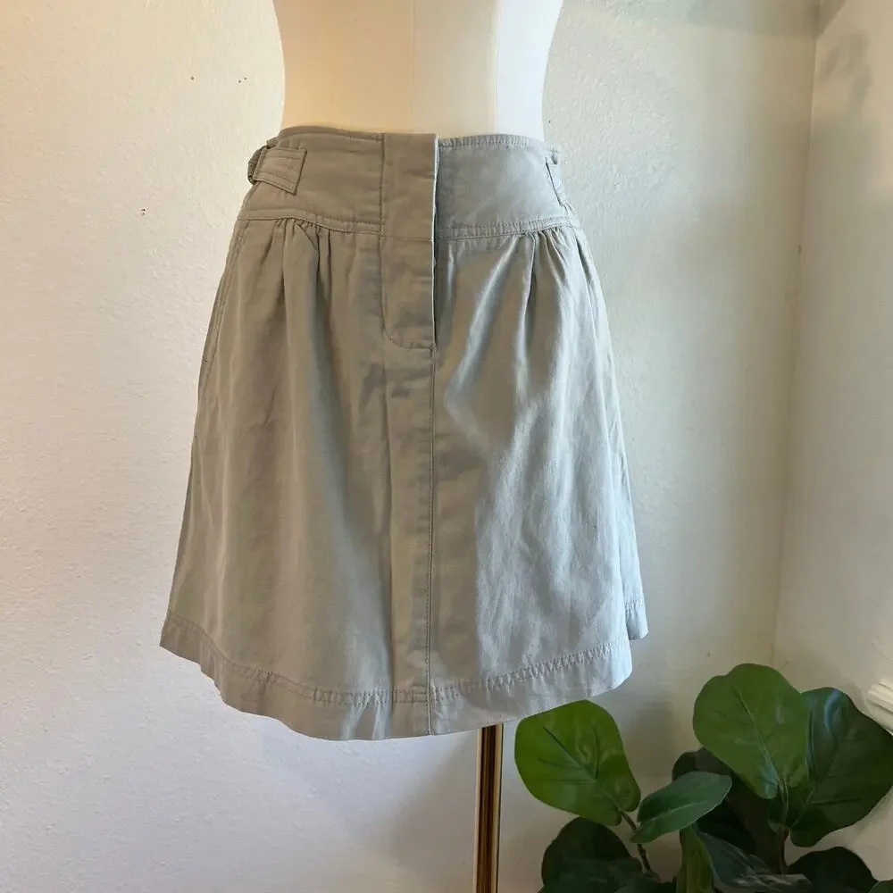 Anthropologie x Daughters of the Liberation Cotton Utility Mini Skirt Size Small